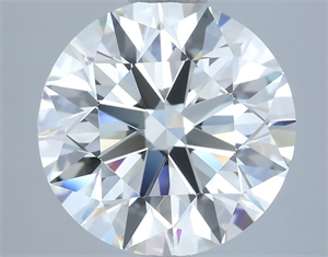 Picture of Natural Diamond 2.70 Carats, Round with Excellent Cut, I Color, VVS1 Clarity and Certified by IGI