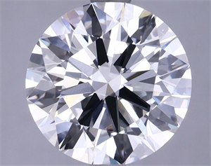 Picture of Lab Grown Diamond 3.63 Carats, Round with Ideal Cut, G Color, VVS2 Clarity and Certified by IGI