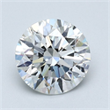 Diamante Natural 1.30 quilates, Redondo , Color F, claridad VVS1 y certificado GIA