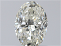 Diamante Natural 0.70 quilates, Ovalado , Color J, claridad IF y certificado GIA