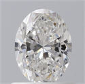 Diamante Natural 0.70 quilates, Ovalado , Color E, claridad VS2 y certificado GIA
