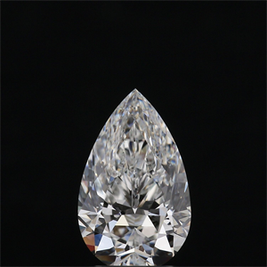 Picture of Natural Diamond 1.53 Carats, Pear with  Cut, E Color, VVS1 Clarity and Certified by GIA