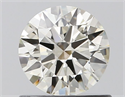 Diamante Natural 0.70 quilates, Redondo , Color J, claridad IF y certificado IGI