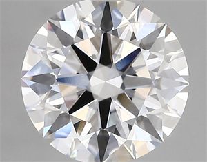 Picture of Lab Grown Diamond 3.02 Carats, Round with Ideal Cut, D Color, VVS2 Clarity and Certified by IGI