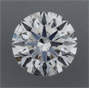 Natural Diamond 0.71 Carats, Round with Excellent Cut, F Color, I1 Clarity and Certified by GIA