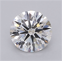 Del inventario de diamantes de laboratorio, 1.51 quilates, Redondo , Color F, claridad VS1 y certificado IGI