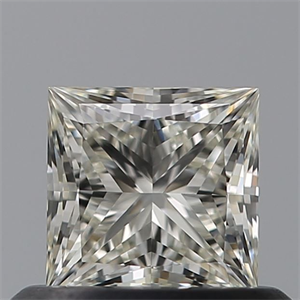 Picture of Natural Diamond 0.52 Carats, Princess with  Cut, I Color, VVS2 Clarity and Certified by IGI