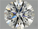 Natural Diamond 1.02 Carats, Round with Excellent Cut, J Color, VVS2 Clarity and Certified by GIA