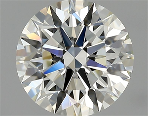 Picture of Natural Diamond 1.02 Carats, Round with Excellent Cut, J Color, VVS2 Clarity and Certified by GIA