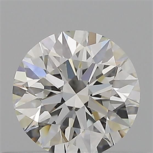 Picture of Natural Diamond 0.42 Carats, Round with Excellent Cut, H Color, IF Clarity and Certified by GIA