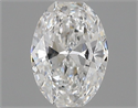Natural Diamond 0.40 Carats, Oval with  Cut, E Color, VVS2 Clarity and Certified by GIA