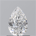 Natural Diamond 0.70 Carats, Pear with  Cut, E Color, VS2 Clarity and Certified by GIA