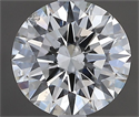 Natural Diamond 1.01 Carats, Round with Excellent Cut, G Color, SI2 Clarity and Certified by GIA