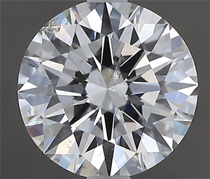 Picture of Natural Diamond 1.01 Carats, Round with Excellent Cut, G Color, SI2 Clarity and Certified by GIA