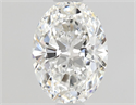 Natural Diamond 0.60 Carats, Oval with  Cut, E Color, VS1 Clarity and Certified by GIA