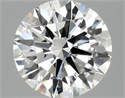Del inventario de diamantes de laboratorio, 2.54 quilates, Redondo , Color F, claridad VVS2 y certificado IGI