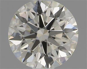 Picture of Natural Diamond 0.71 Carats, Round with Excellent Cut, J Color, VVS1 Clarity and Certified by IGI