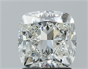 Natural Diamond 2.01 Carats, Cushion with  Cut, J Color, SI1 Clarity and Certified by GIA