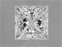 Natural Diamond 0.51 Carats, Princess with  Cut, E Color, VVS2 Clarity and Certified by GIA