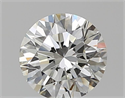 Natural Diamond 0.70 Carats, Round with Excellent Cut, H Color, VS2 Clarity and Certified by GIA