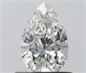 Diamante Natural 0.51 quilates, De pera , Color H, claridad VVS2 y certificado IGI