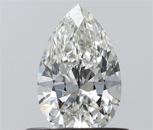 Foto Diamante Natural 0.51 quilates, De pera , Color H, claridad VVS2 y certificado IGI de