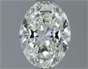 Natural Diamond 1.40 Carats, Oval with  Cut, H Color, VVS2 Clarity and Certified by IGI