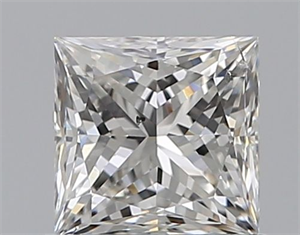 Picture of Natural Diamond 0.70 Carats, Princess with  Cut, G Color, SI2 Clarity and Certified by GIA