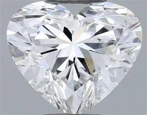 Picture of Natural Diamond 0.50 Carats, Heart with  Cut, H Color, VS1 Clarity and Certified by GIA