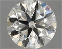 Natural Diamond 1.50 Carats, Round with Excellent Cut, M Color, SI1 Clarity and Certified by GIA