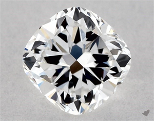 Foto Diamante Natural 0.40 quilates, Del cojín , Color E, claridad VVS2 y certificado GIA de