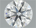 Diamante Natural 0.50 quilates, Redondo , Color E, claridad SI1 y certificado GIA