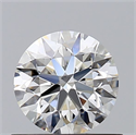 Natural Diamond 0.63 Carats, Oval with  Cut, D Color, SI1 Clarity and Certified by GIA
