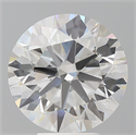 Lab Grown Diamond 5.51 Carats, Round with Ideal Cut, E Color, VVS2 Clarity and Certified by IGI