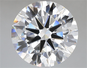 Picture of Lab Grown Diamond 7.07 Carats, Round with Ideal Cut, F Color, VVS2 Clarity and Certified by IGI