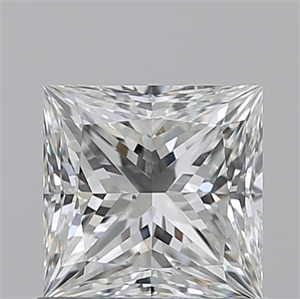 Picture of Natural Diamond 0.96 Carats, Princess with  Cut, G Color, VS2 Clarity and Certified by GIA