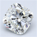 Diamante Natural 4.50 quilates, Del cojín , Color H, claridad VS2 y certificado GIA