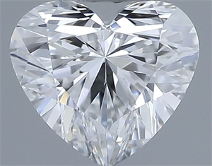 Foto Diamante Natural 0.31 quilates, Corazón , Color E, claridad VS1 y certificado GIA de