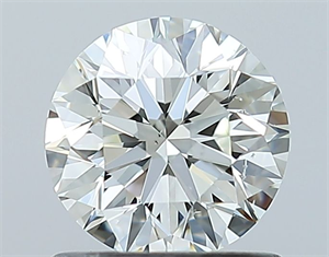 Foto Diamante Natural 0.90 quilates, Redondo , Color J, claridad SI1 y certificado GIA de