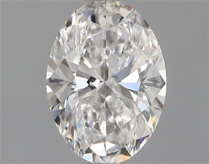 Picture of Natural Diamond 0.51 Carats, Oval with  Cut, E Color, SI1 Clarity and Certified by GIA