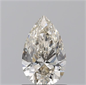 Natural Diamond 1.07 Carats, Pear with  Cut, K Color, VS1 Clarity and Certified by GIA