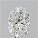 Diamante Natural 1.01 quilates, Ovalado , Color G, claridad VVS2 y certificado GIA