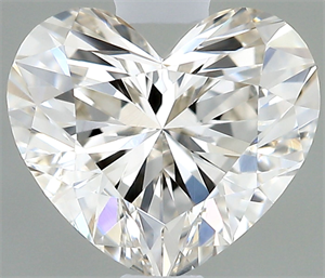Picture of Natural Diamond 0.45 Carats, Heart with  Cut, K Color, VVS2 Clarity and Certified by GIA