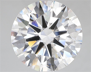 Picture of Lab Grown Diamond 5.05 Carats, Round with Ideal Cut, D Color, VVS2 Clarity and Certified by IGI