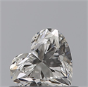 Natural Diamond 0.41 Carats, Heart with  Cut, H Color, VS1 Clarity and Certified by GIA