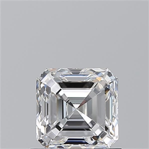 Foto Diamante Natural 0.91 quilates, Asscher , Color E, claridad VVS1 y certificado GIA de