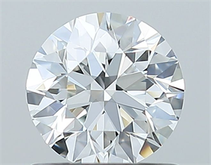 Picture of Natural Diamond 0.80 Carats, Round with Excellent Cut, F Color, VS1 Clarity and Certified by GIA