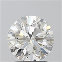 Natural Diamond 1.70 Carats, Round with Excellent Cut, H Color, SI1 Clarity and Certified by GIA