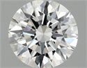Lab Grown Diamond 1.23 Carats, Round with Ideal Cut, F Color, VVS2 Clarity and Certified by IGI