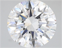 Lab Grown Diamond 5.03 Carats, Round with Excellent Cut, D Color, VVS2 Clarity and Certified by IGI